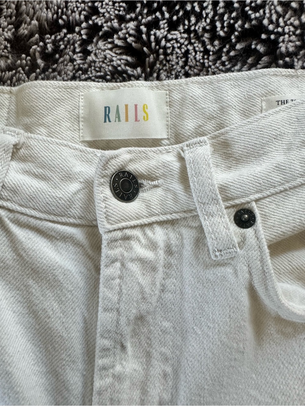 Rails White High-Rise Women's Jeans